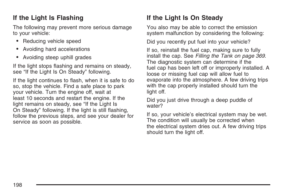 Cadillac 2007 XLR User Manual | Page 198 / 512