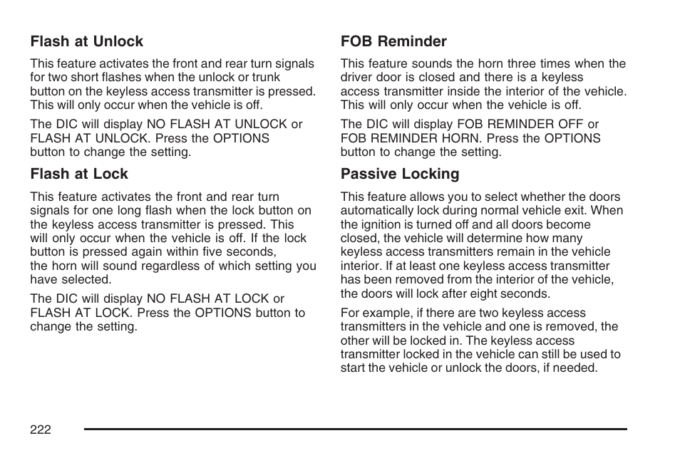 Cadillac 2007 XLR User Manual | Page 222 / 512