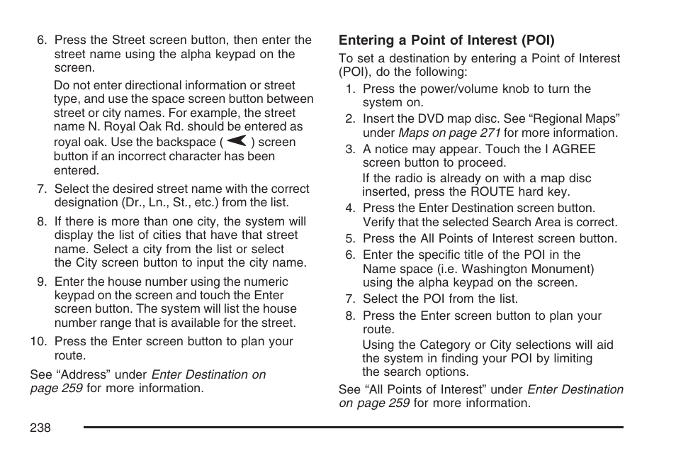 Cadillac 2007 XLR User Manual | Page 238 / 512