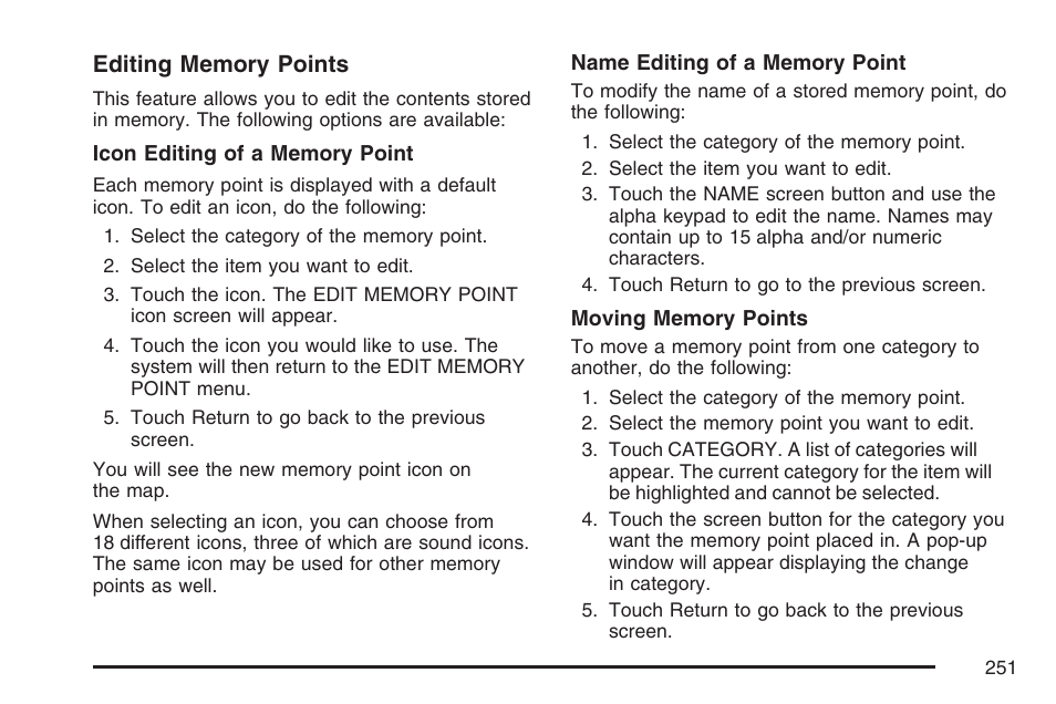 Cadillac 2007 XLR User Manual | Page 251 / 512