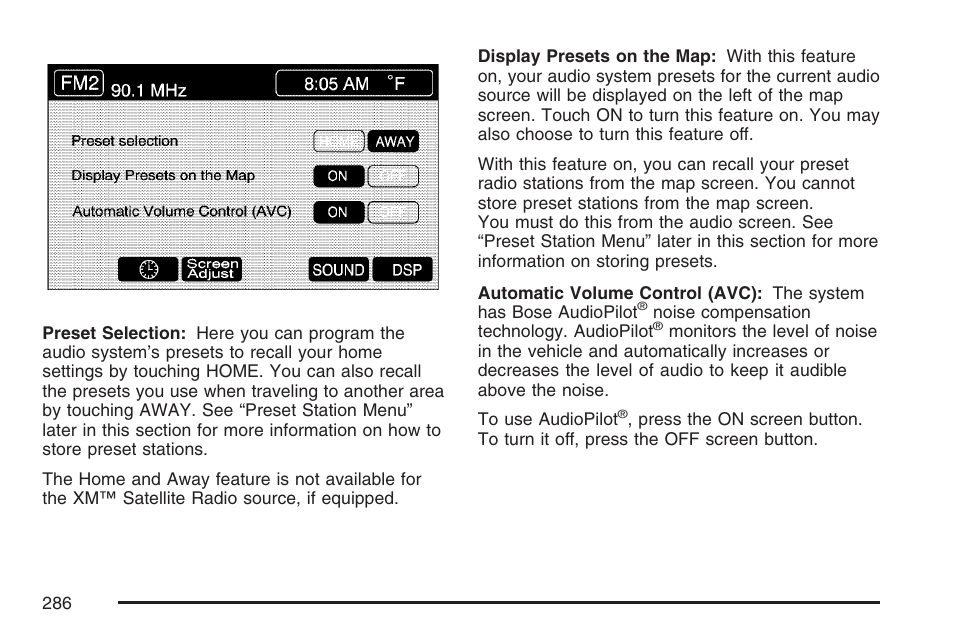 Cadillac 2007 XLR User Manual | Page 286 / 512