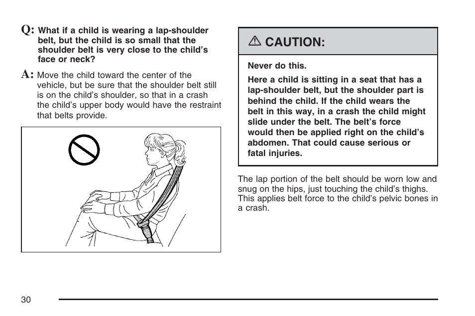 Caution | Cadillac 2007 XLR User Manual | Page 30 / 512