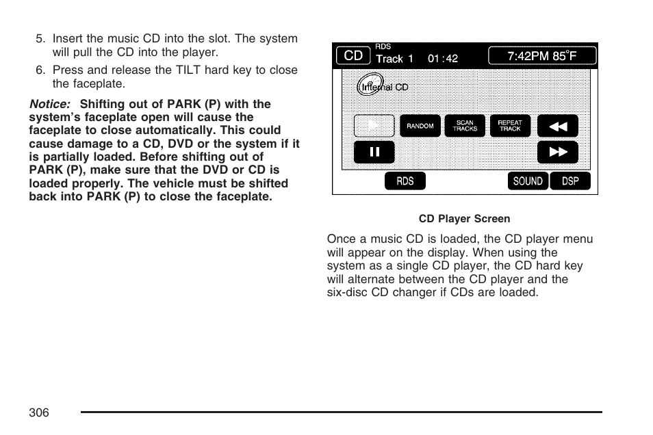 Cadillac 2007 XLR User Manual | Page 306 / 512