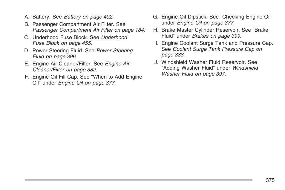 Cadillac 2007 XLR User Manual | Page 375 / 512