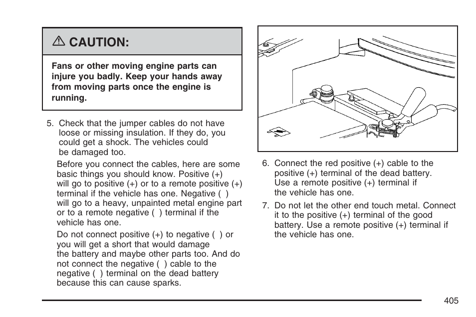 Caution | Cadillac 2007 XLR User Manual | Page 405 / 512