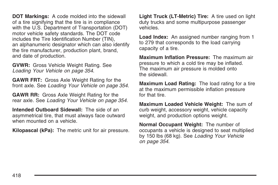 Cadillac 2007 XLR User Manual | Page 418 / 512