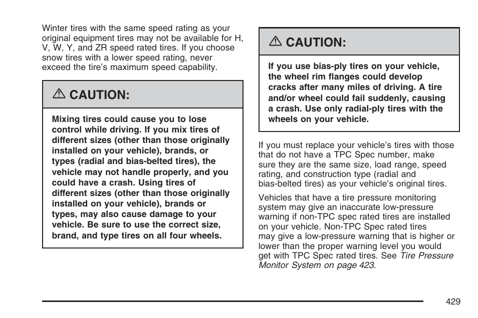 Cadillac 2007 XLR User Manual | Page 429 / 512