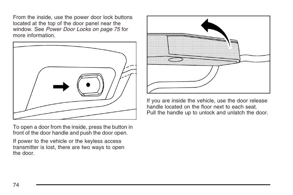 Cadillac 2007 XLR User Manual | Page 74 / 512