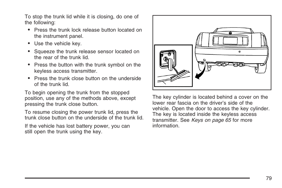 Cadillac 2007 XLR User Manual | Page 79 / 512