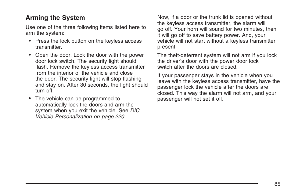 Cadillac 2007 XLR User Manual | Page 85 / 512