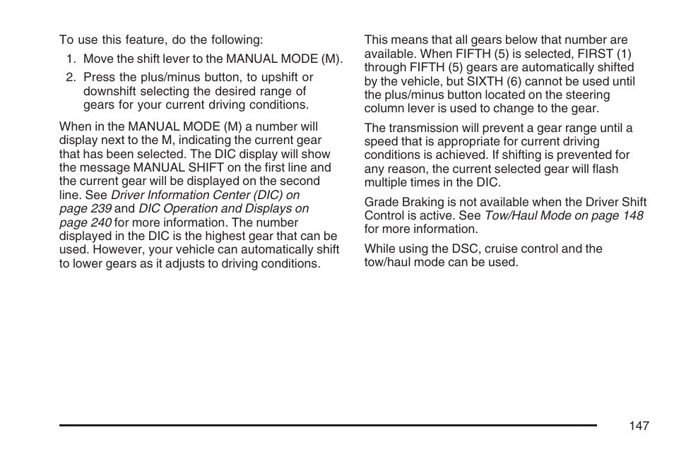 Cadillac 2007 Escalade User Manual | Page 147 / 570