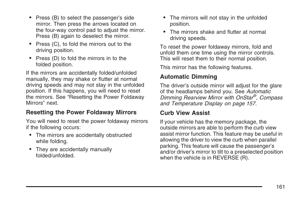 Cadillac 2007 Escalade User Manual | Page 161 / 570