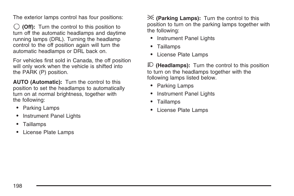 Cadillac 2007 Escalade User Manual | Page 198 / 570