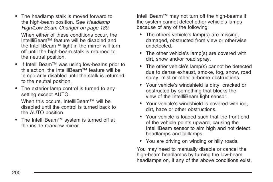 Cadillac 2007 Escalade User Manual | Page 200 / 570