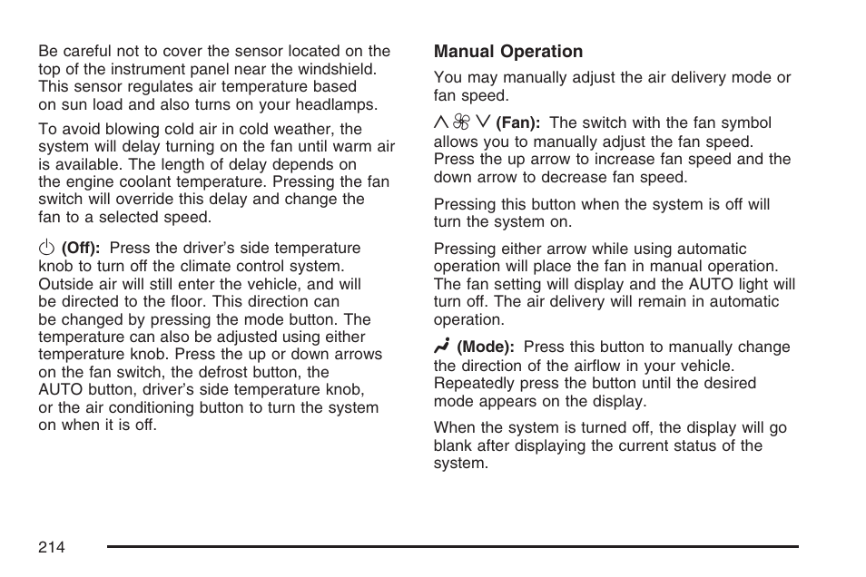 Cadillac 2007 Escalade User Manual | Page 214 / 570