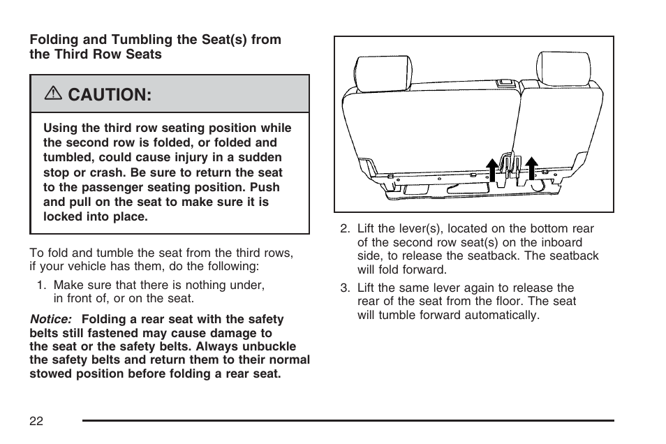 Caution | Cadillac 2007 Escalade User Manual | Page 22 / 570