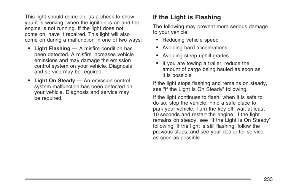 Cadillac 2007 Escalade User Manual | Page 233 / 570