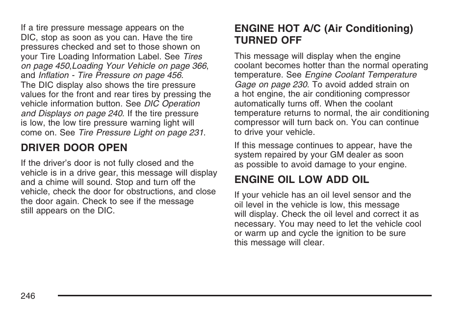 Cadillac 2007 Escalade User Manual | Page 246 / 570