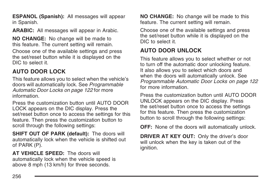 Cadillac 2007 Escalade User Manual | Page 256 / 570