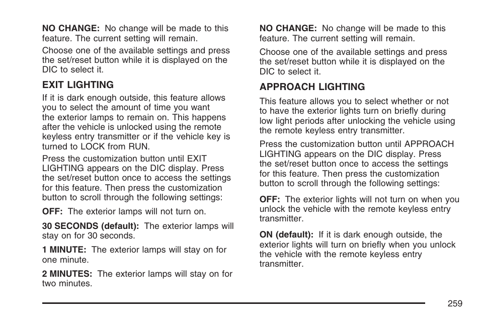 Cadillac 2007 Escalade User Manual | Page 259 / 570