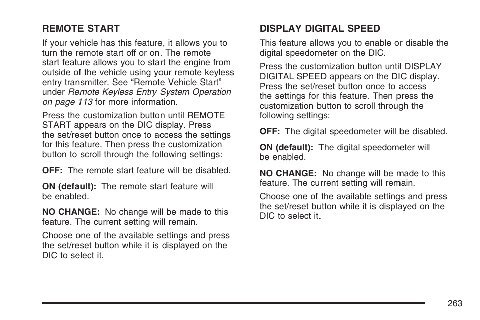 Cadillac 2007 Escalade User Manual | Page 263 / 570