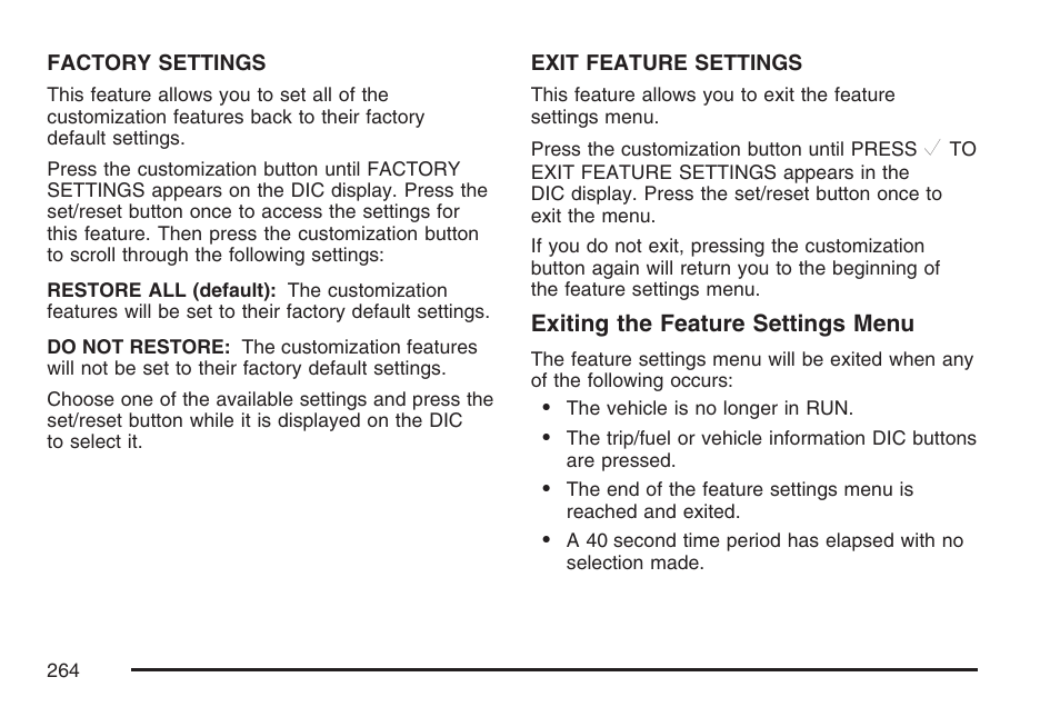 Cadillac 2007 Escalade User Manual | Page 264 / 570