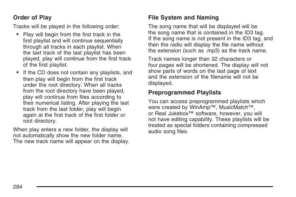 Cadillac 2007 Escalade User Manual | Page 284 / 570