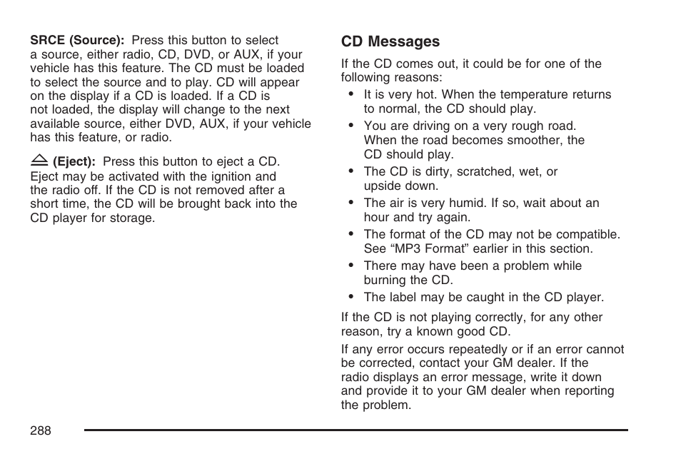 Cadillac 2007 Escalade User Manual | Page 288 / 570