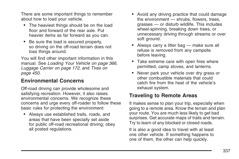 Cadillac 2007 Escalade User Manual | Page 337 / 570