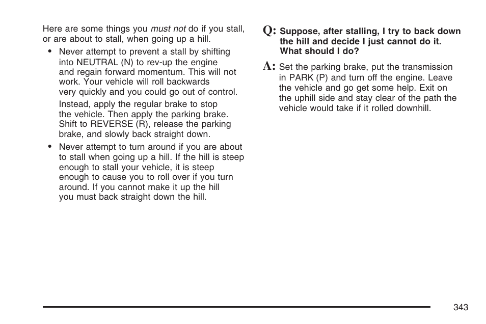 Cadillac 2007 Escalade User Manual | Page 343 / 570