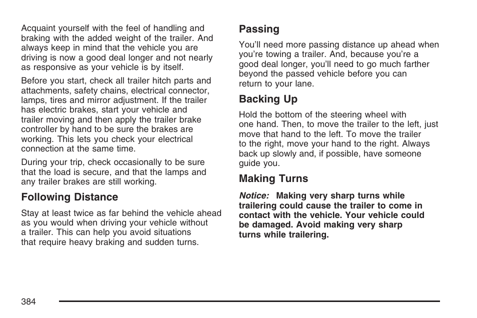 Cadillac 2007 Escalade User Manual | Page 384 / 570