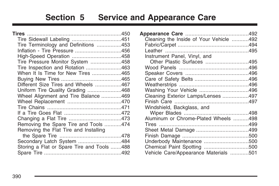 Cadillac 2007 Escalade User Manual | Page 390 / 570