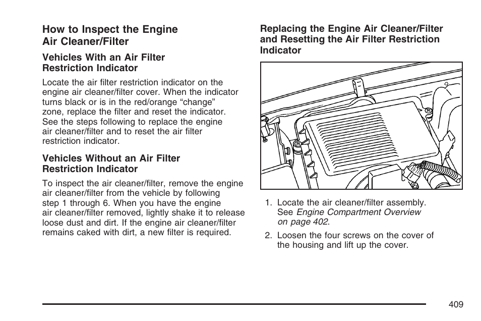 Cadillac 2007 Escalade User Manual | Page 409 / 570