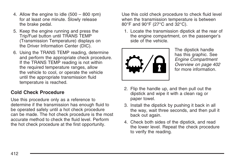 Cadillac 2007 Escalade User Manual | Page 412 / 570