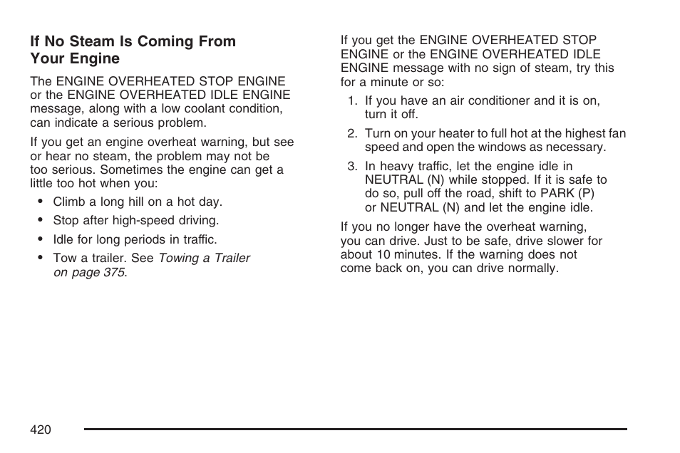 Cadillac 2007 Escalade User Manual | Page 420 / 570