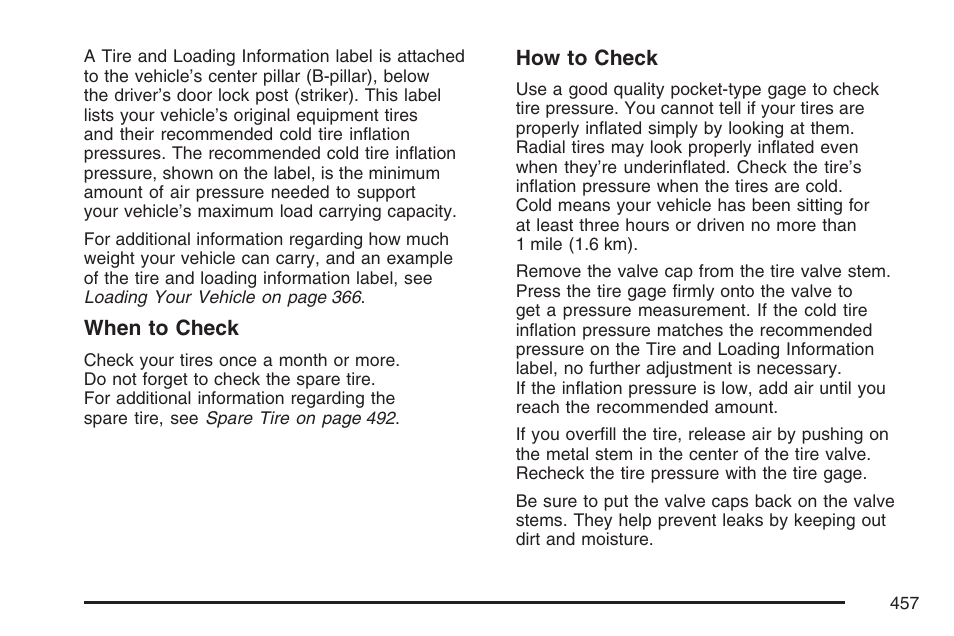 Cadillac 2007 Escalade User Manual | Page 457 / 570