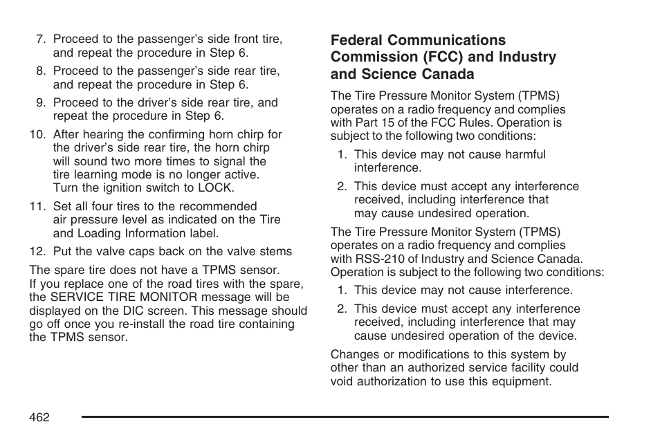 Cadillac 2007 Escalade User Manual | Page 462 / 570