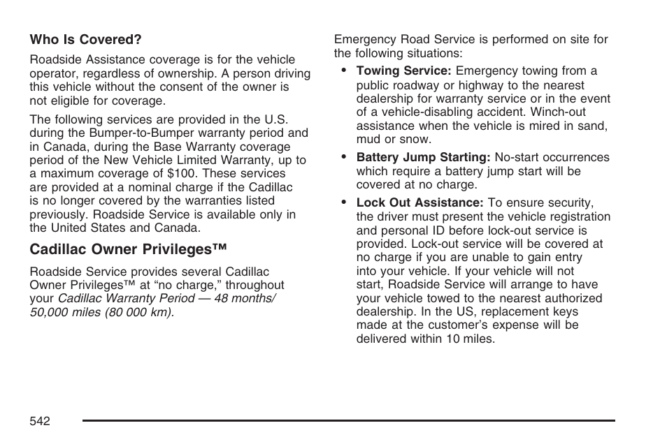 Cadillac 2007 Escalade User Manual | Page 542 / 570
