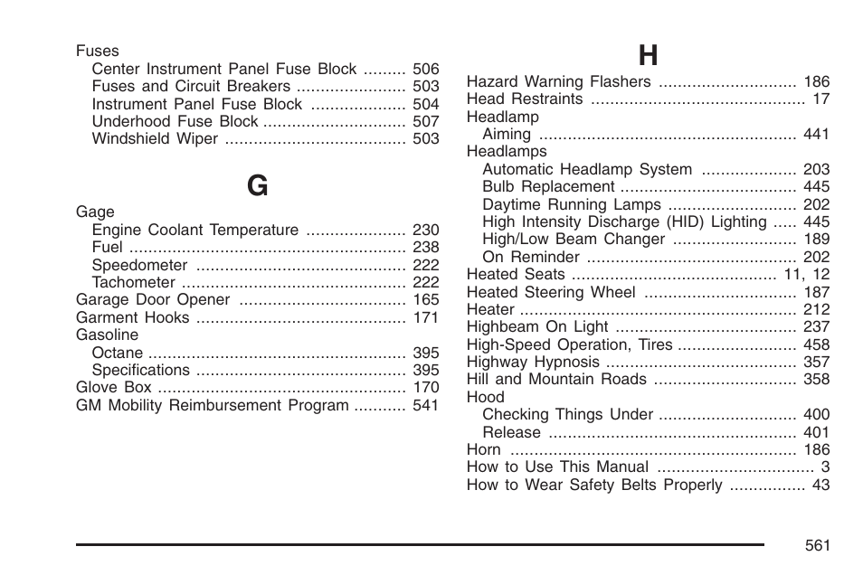 Cadillac 2007 Escalade User Manual | Page 561 / 570