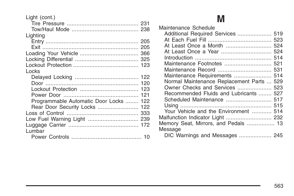 Cadillac 2007 Escalade User Manual | Page 563 / 570