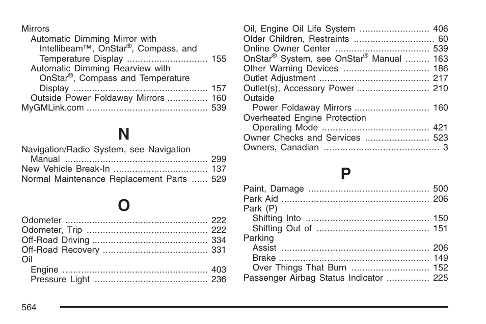 Cadillac 2007 Escalade User Manual | Page 564 / 570