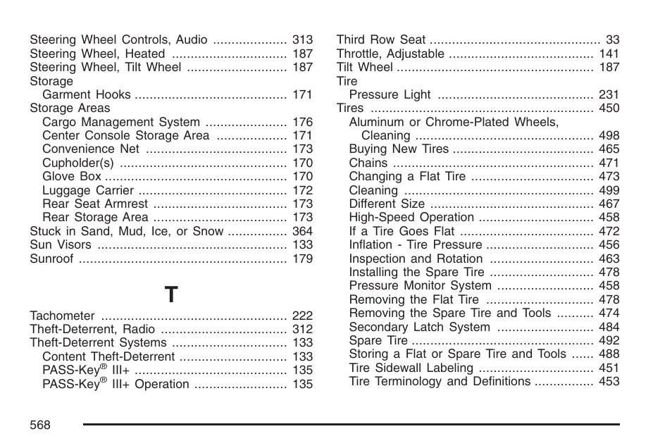 Cadillac 2007 Escalade User Manual | Page 568 / 570
