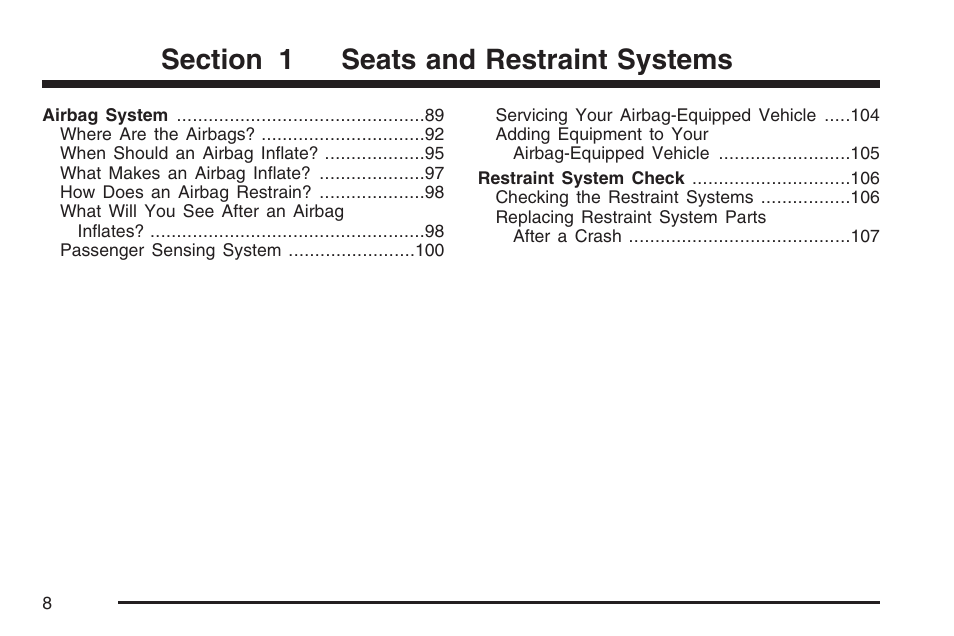 Cadillac 2007 Escalade User Manual | Page 8 / 570