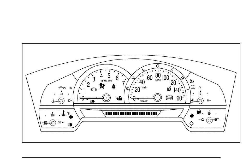 Instrument panel cluster, Instrument panel cluster -49, Instrument panel | Cluster | Cadillac 2006 XLR User Manual | Page 159 / 448