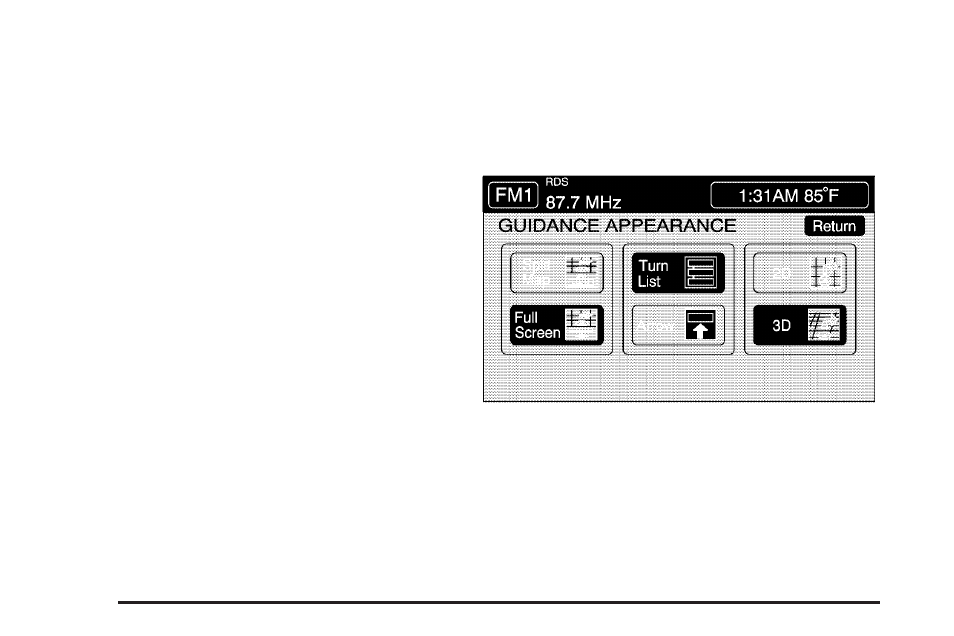 Guidance appearance | Cadillac 2006 XLR User Manual | Page 212 / 448