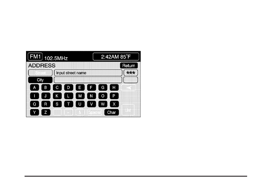 Address | Cadillac 2006 XLR User Manual | Page 225 / 448