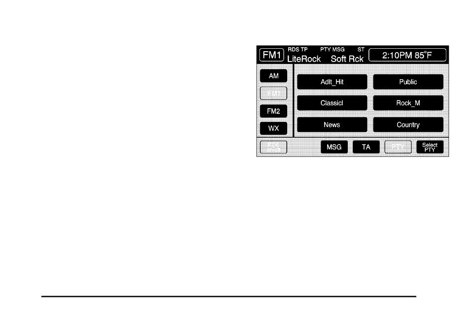 Radio data systems (rds) | Cadillac 2006 XLR User Manual | Page 255 / 448