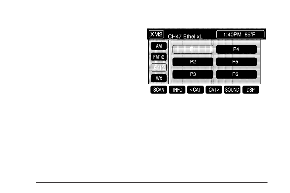 Xm™ satellite radio service | Cadillac 2006 XLR User Manual | Page 258 / 448