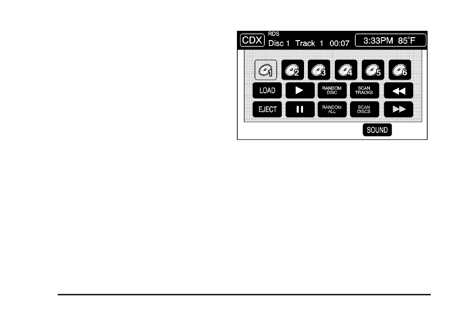 Six-disc cd changer, Six-disc cd changer -66 | Cadillac 2006 XLR User Manual | Page 262 / 448