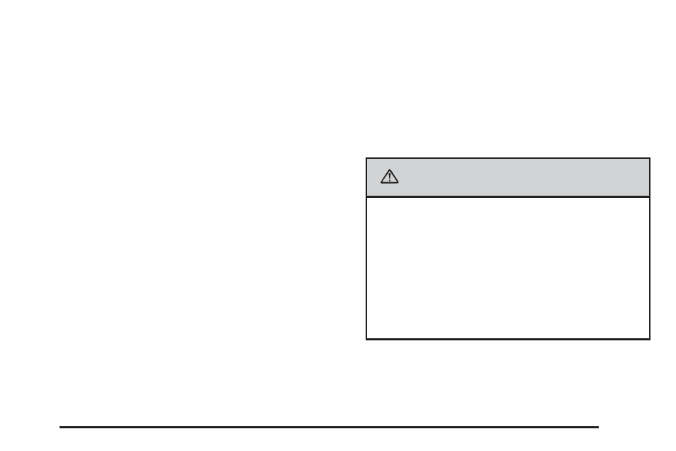 Caution | Cadillac 2006 XLR User Manual | Page 283 / 448